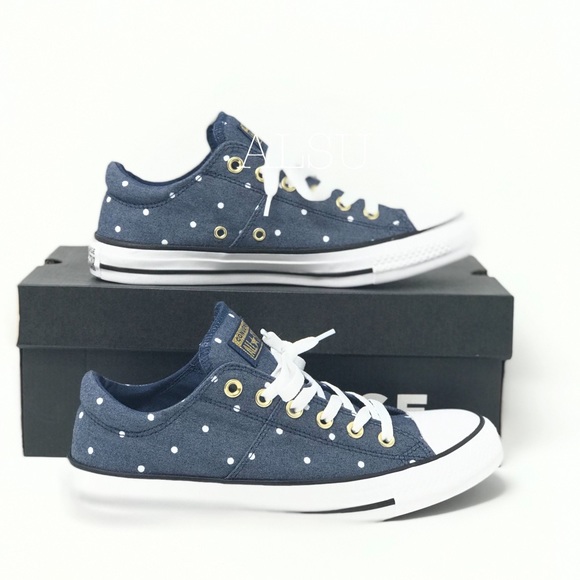 Converse Shoes - NWT Converse Ctas Madison OX Navy Gold AUTHENTIC